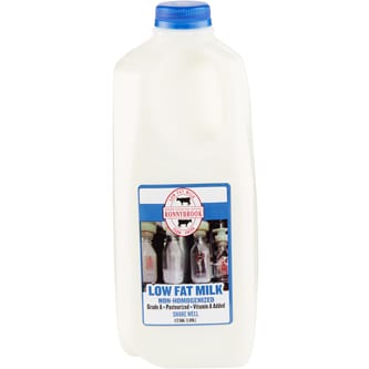 Ronnybrook All-Natural Low-Fat Milk, Plastic Bottle