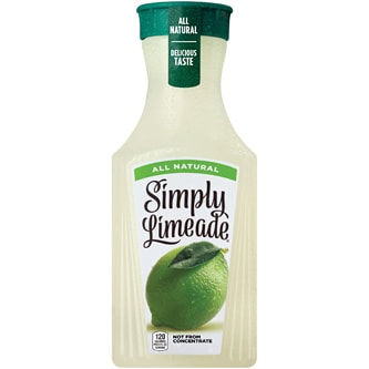 Simply All-Natural Limeade, Plastic Bottle