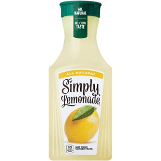 Simply All-Natural Lemonade, Plastic Bottle