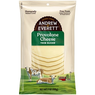 Andrew & Everett Thin Sliced Provolone Cheese