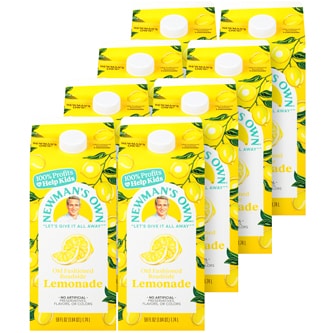 Newman's Own Old Fashioned Roadside Lemonade, Cartons