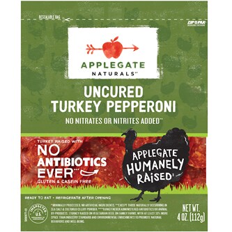 Applegate Naturals Uncured Turkey Pepperoni