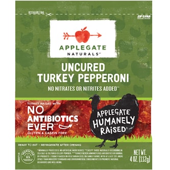 Applegate Naturals Uncured Turkey Pepperoni