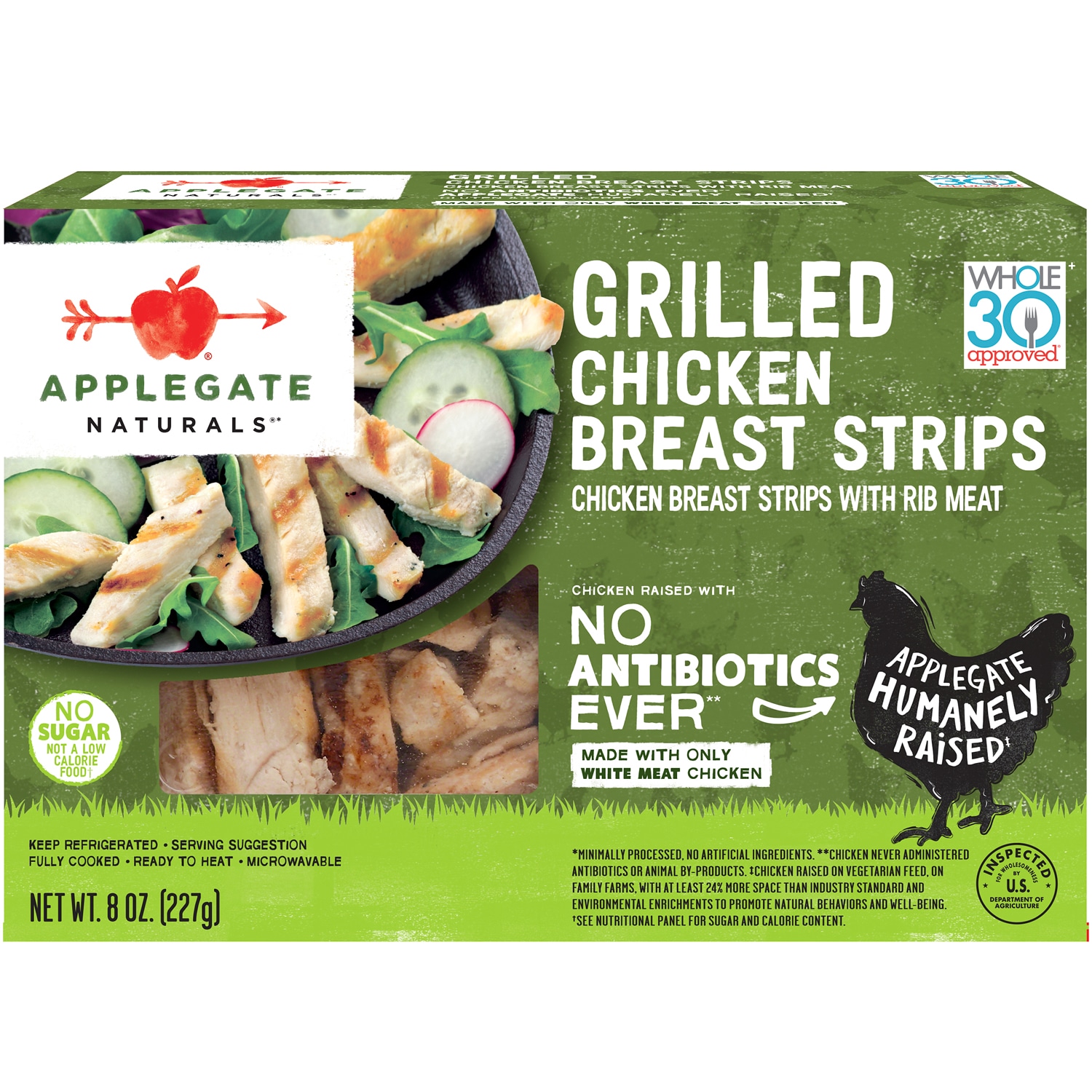 Applegate Naturals Grilled Chicken Breast Strips