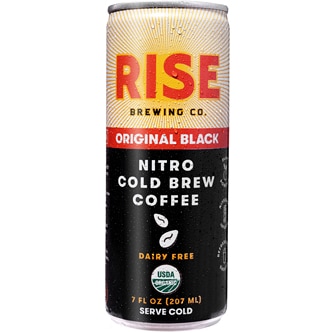 RISE Brewing Co. Nitro Cold Brew Coffee, Original Black, Can