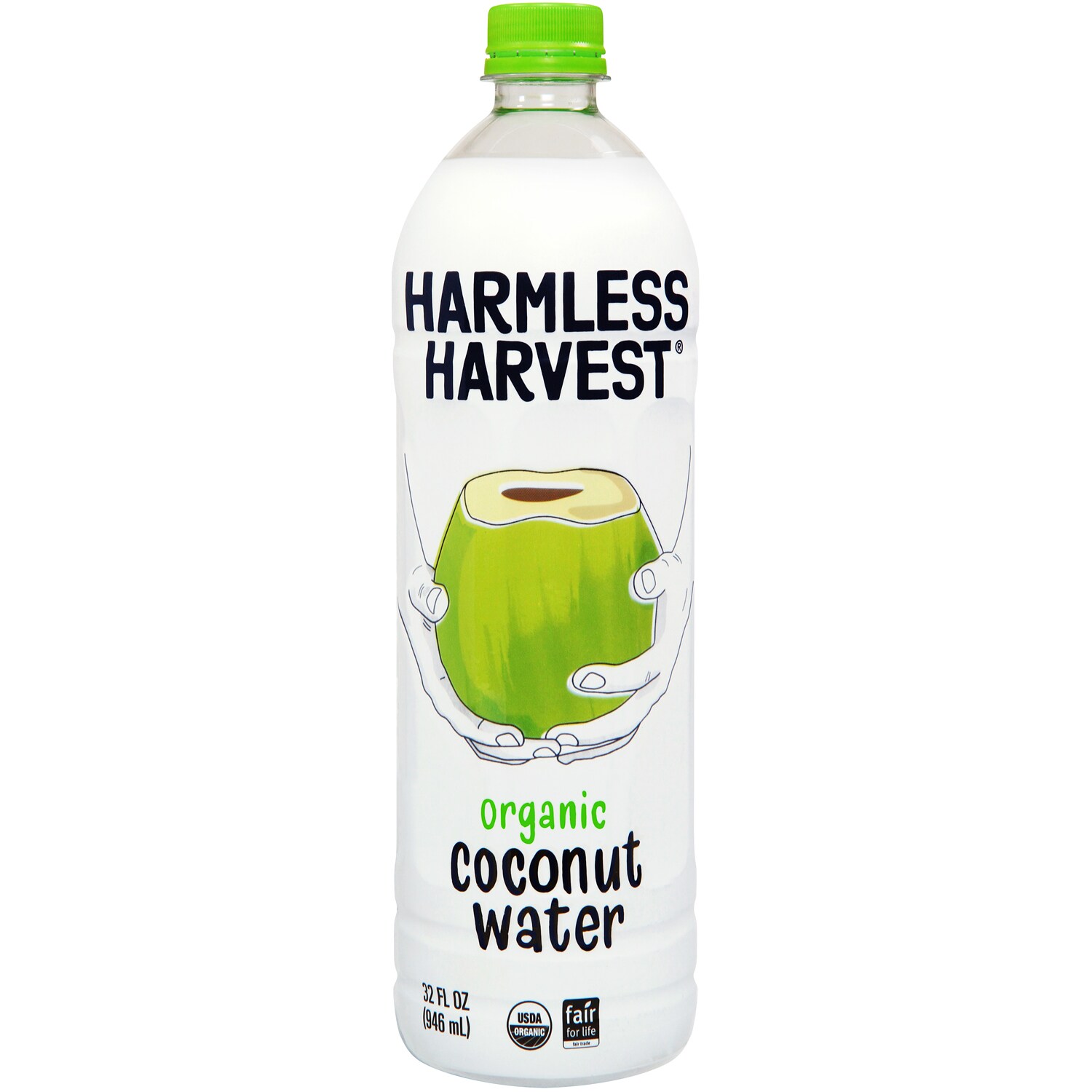 Harmless Harvest Organic Coconut Water, Plastic Bottle