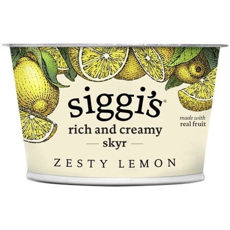 Siggi's Rich and Creamy Skyr Yogurt, Zesty Lemon