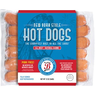 Brooklyn Cured Uncured New York Style Hot Dogs