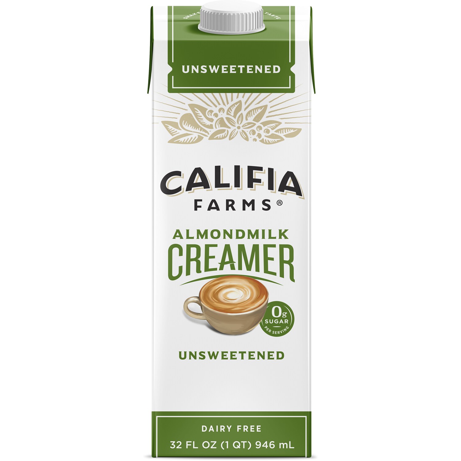 Califia Farms Almondmilk Creamer, Unsweetened