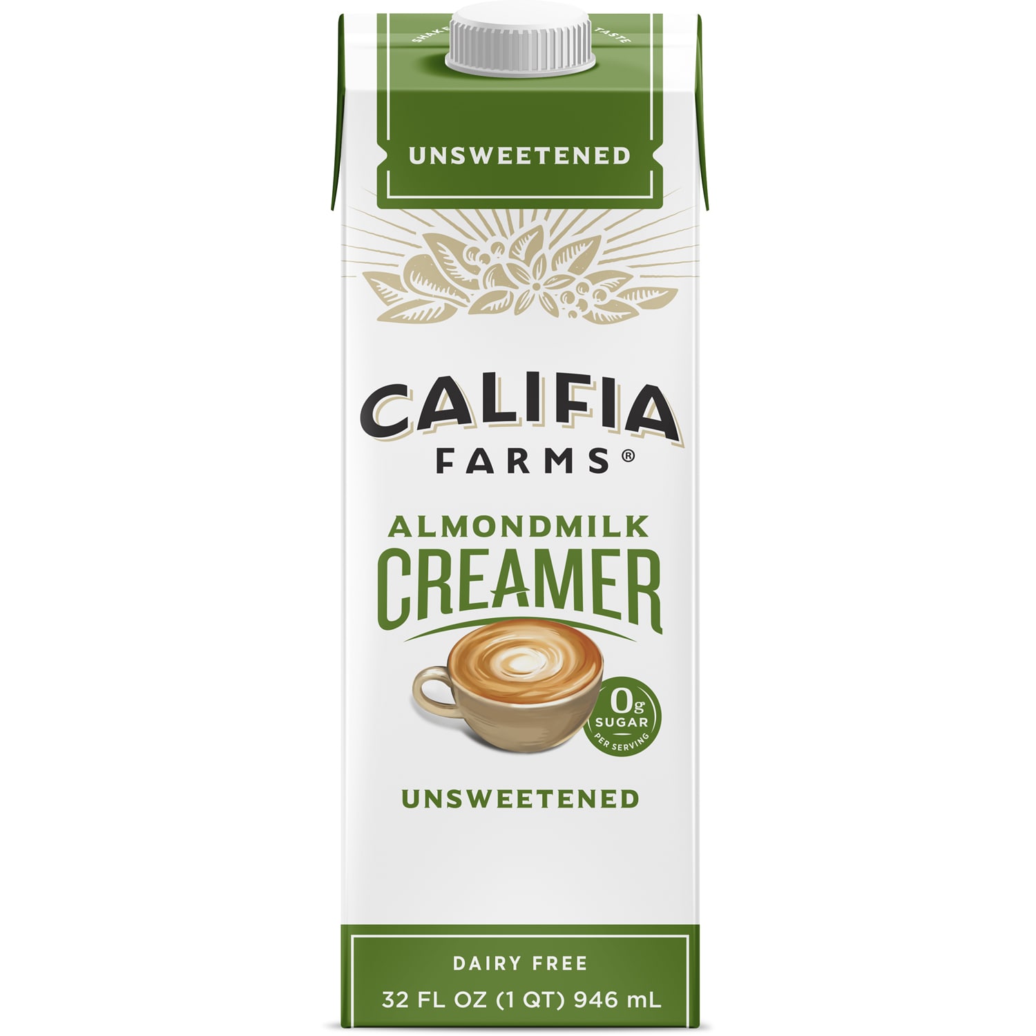 Califia Farms Almondmilk Creamer, Unsweetened