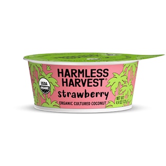 Harmless Harvest Organic Dairy-Free Coconut Yogurt Alternative, Strawberry