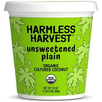 Harmless Harvest Organic Dairy-Free Coconut Yogurt Alternative, Unsweetened Plain