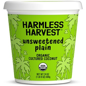 Harmless Harvest Organic Dairy-Free Coconut Yogurt Alternative, Unsweetened Plain