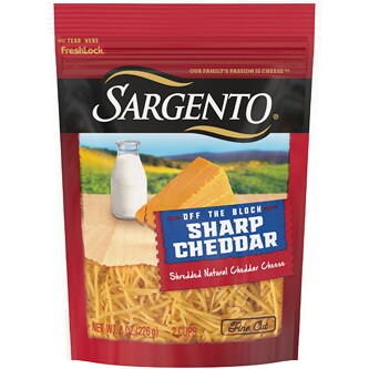 Sargento Off The Block Shredded Sharp Cheddar