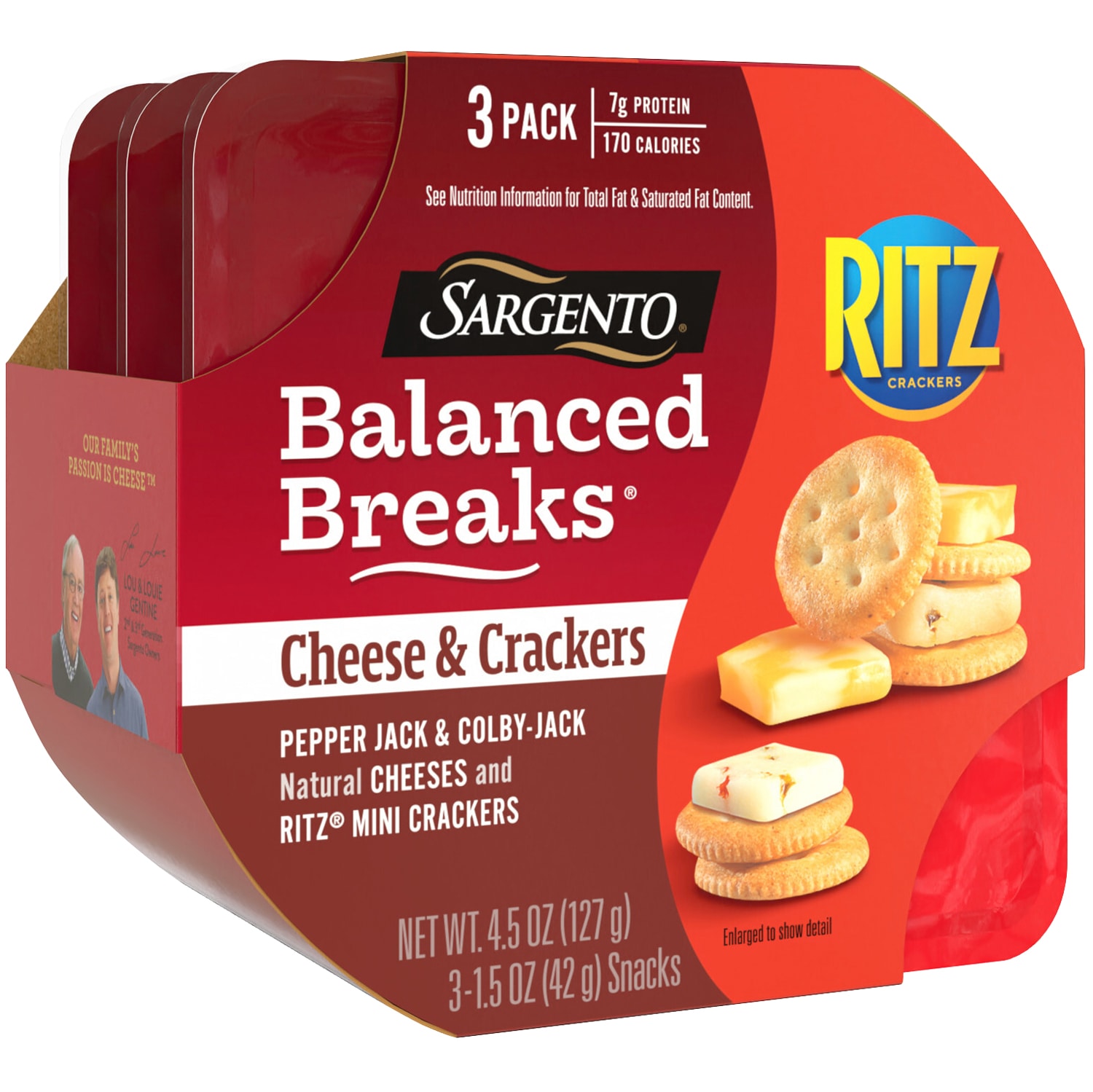 Sargento Balanced Breaks, Pepper Jack & Colby Jack with Mini Ritz Crackers