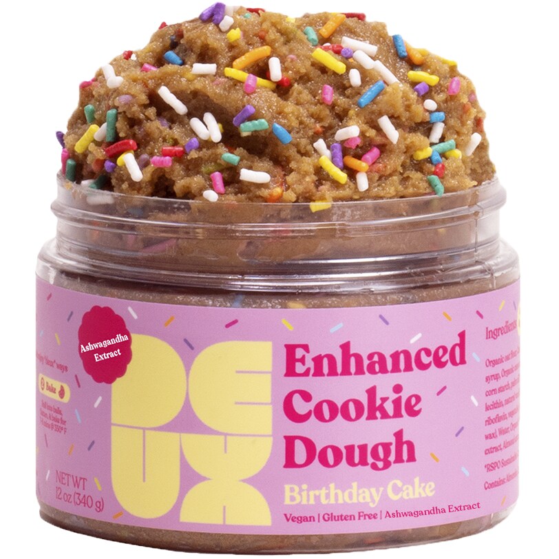 DEUX Enhanced Cookie Dough, Birthday Cake