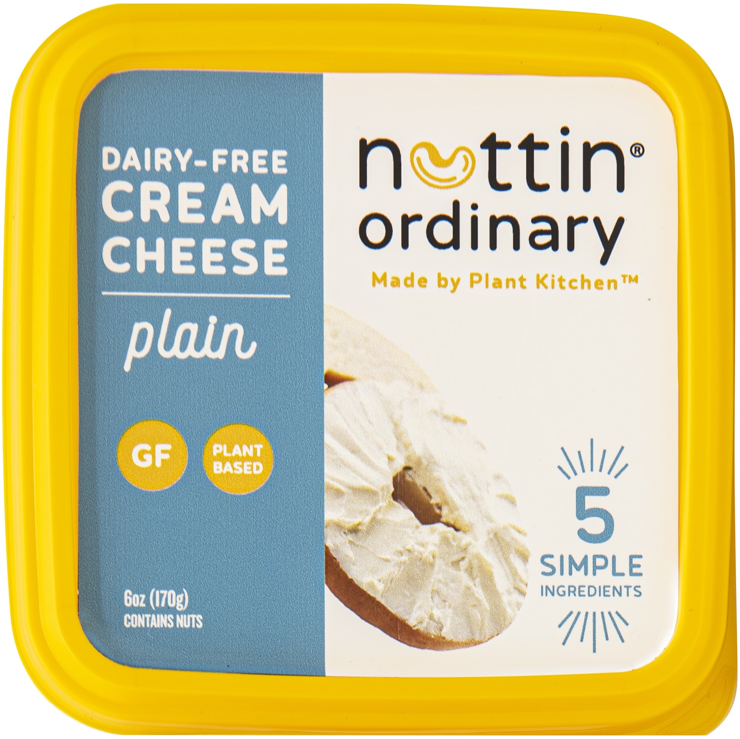 Nuttin Ordinary Dairy-Free Cashew Cream Cheese, Plain