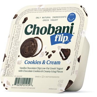 Chobani Flip Low-Fat Greek Yogurt, Cookies & Cream