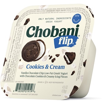 Chobani Flip Low-Fat Greek Yogurt, Cookies & Cream
