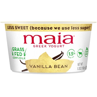 Maia Grass-Fed Greek Yogurt, Vanilla Bean
