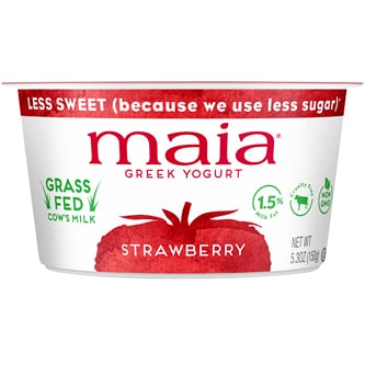 Maia Grass-Fed Greek Yogurt, Strawberry