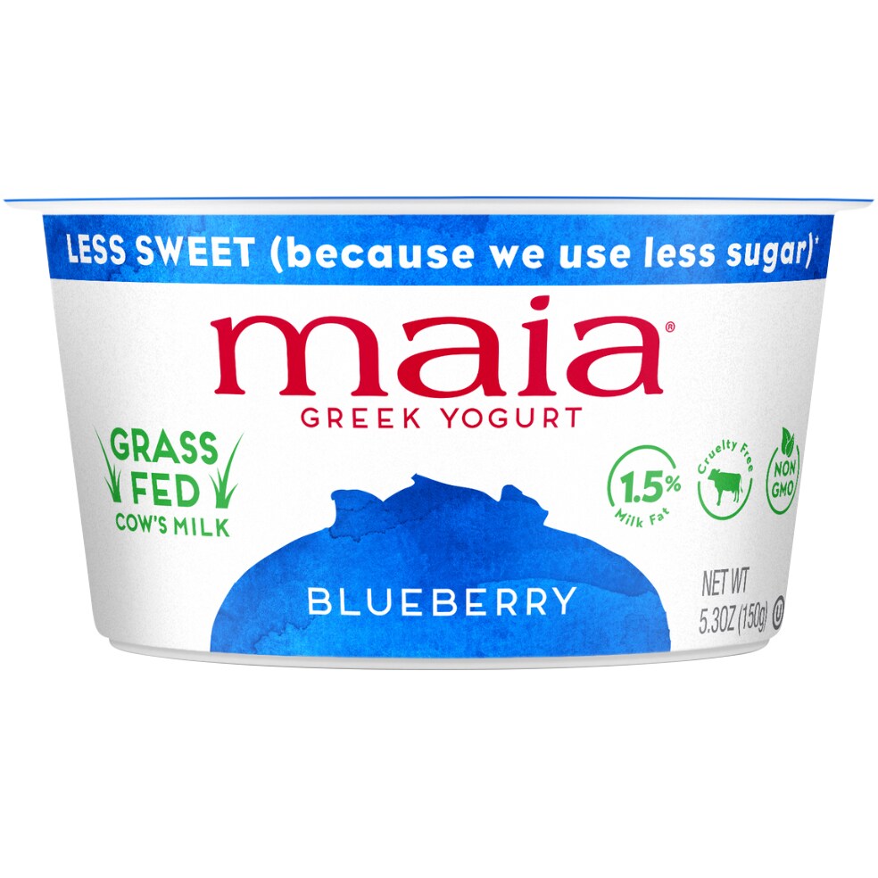 Maia Grass-Fed Greek Yogurt, Blueberry