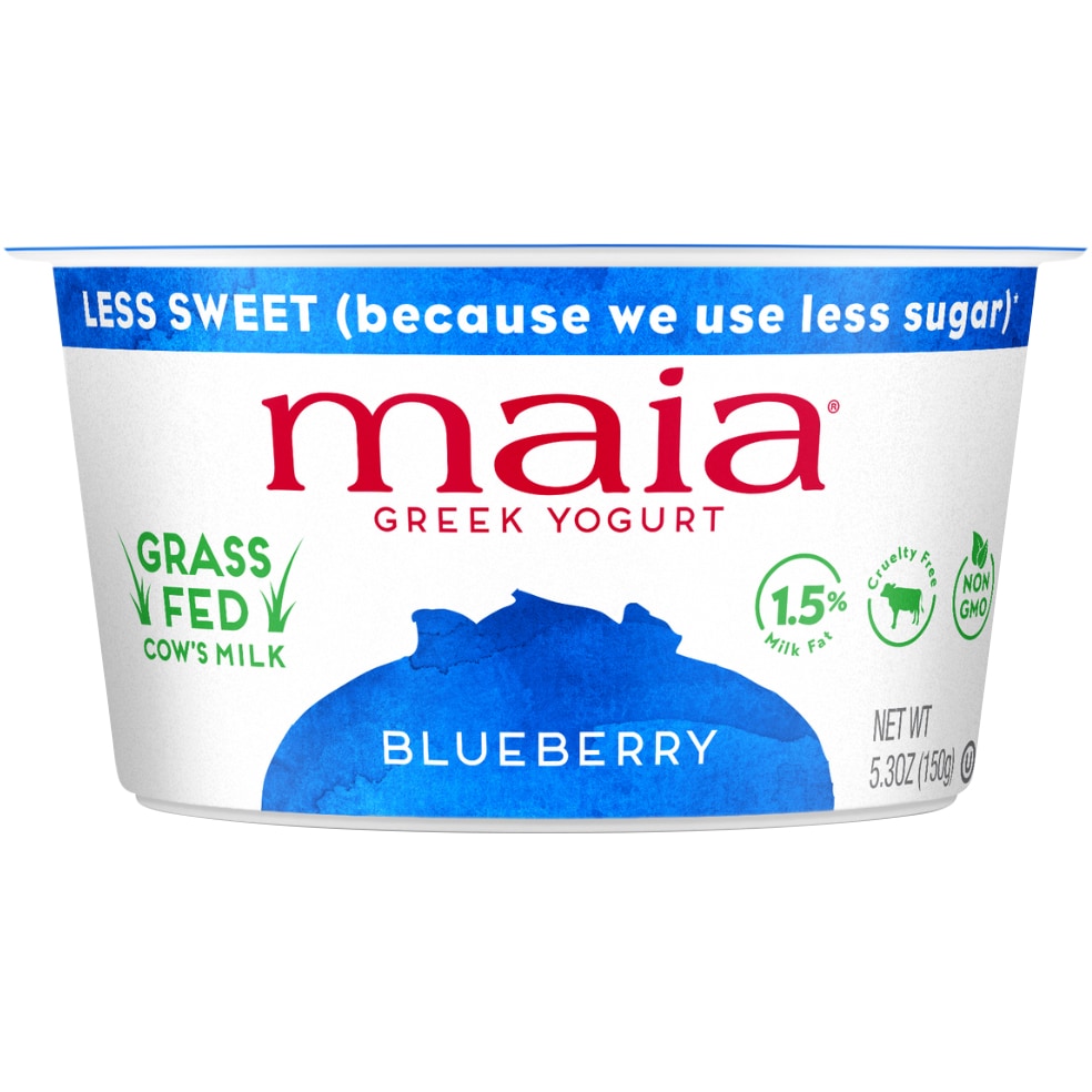 Maia Grass-Fed Greek Yogurt, Blueberry