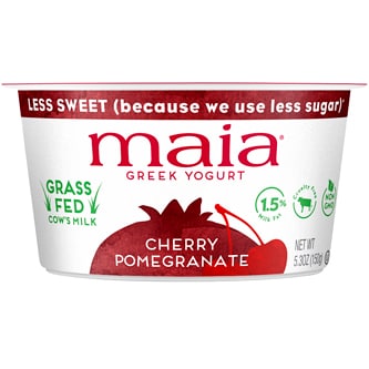 Maia Grass-Fed Greek Yogurt, Cherry Pomegranate