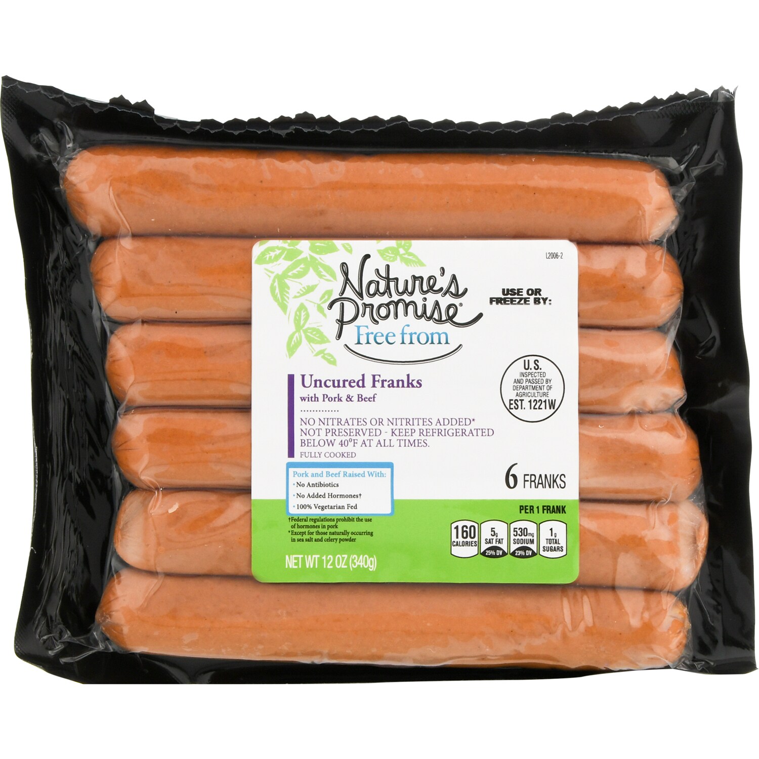 Nature's Promise Uncured Pork & Beef Franks