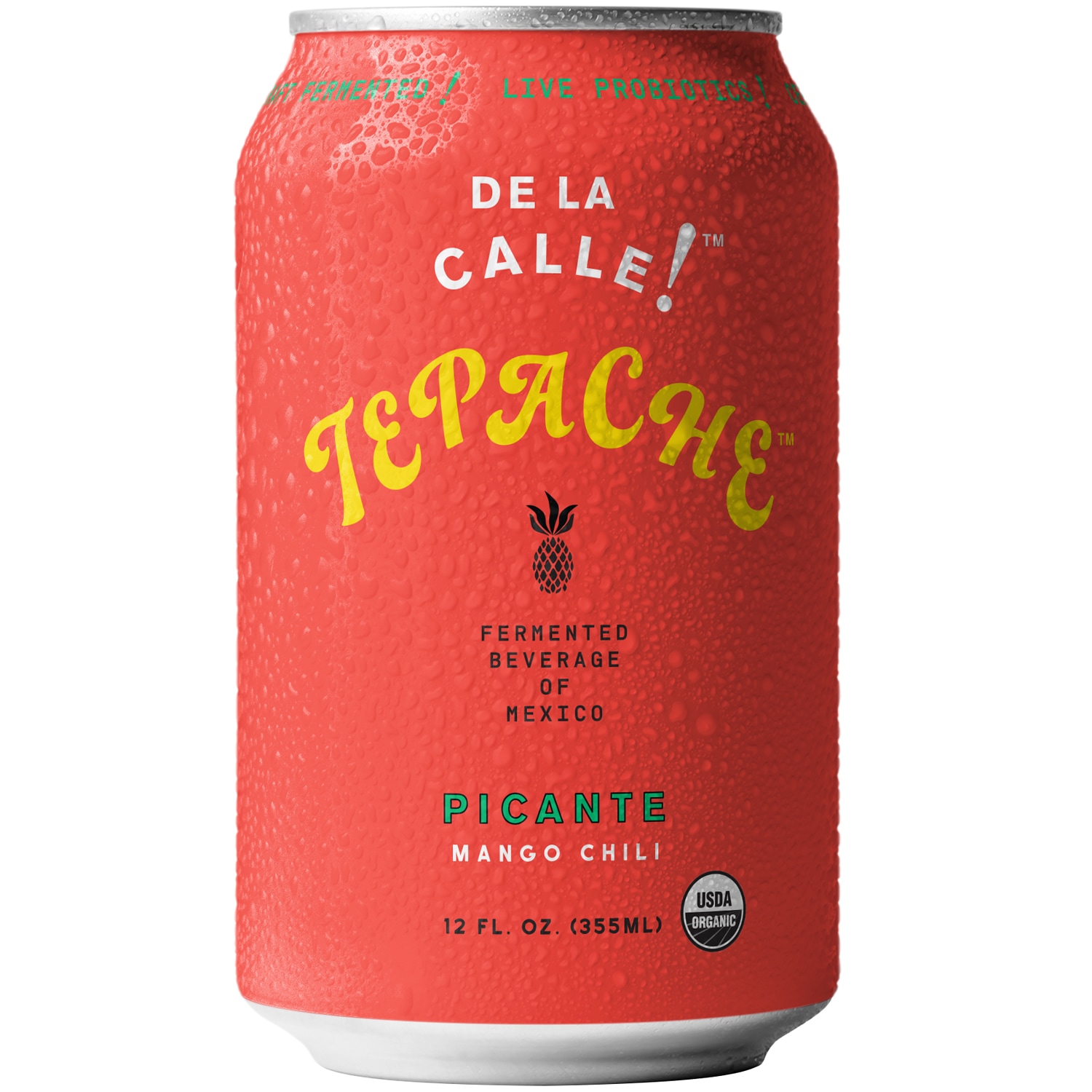 De La Calle Tepache, Picante Mango Chili, Can