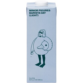 Minor Figures Barista Light Oat Milk, Carton