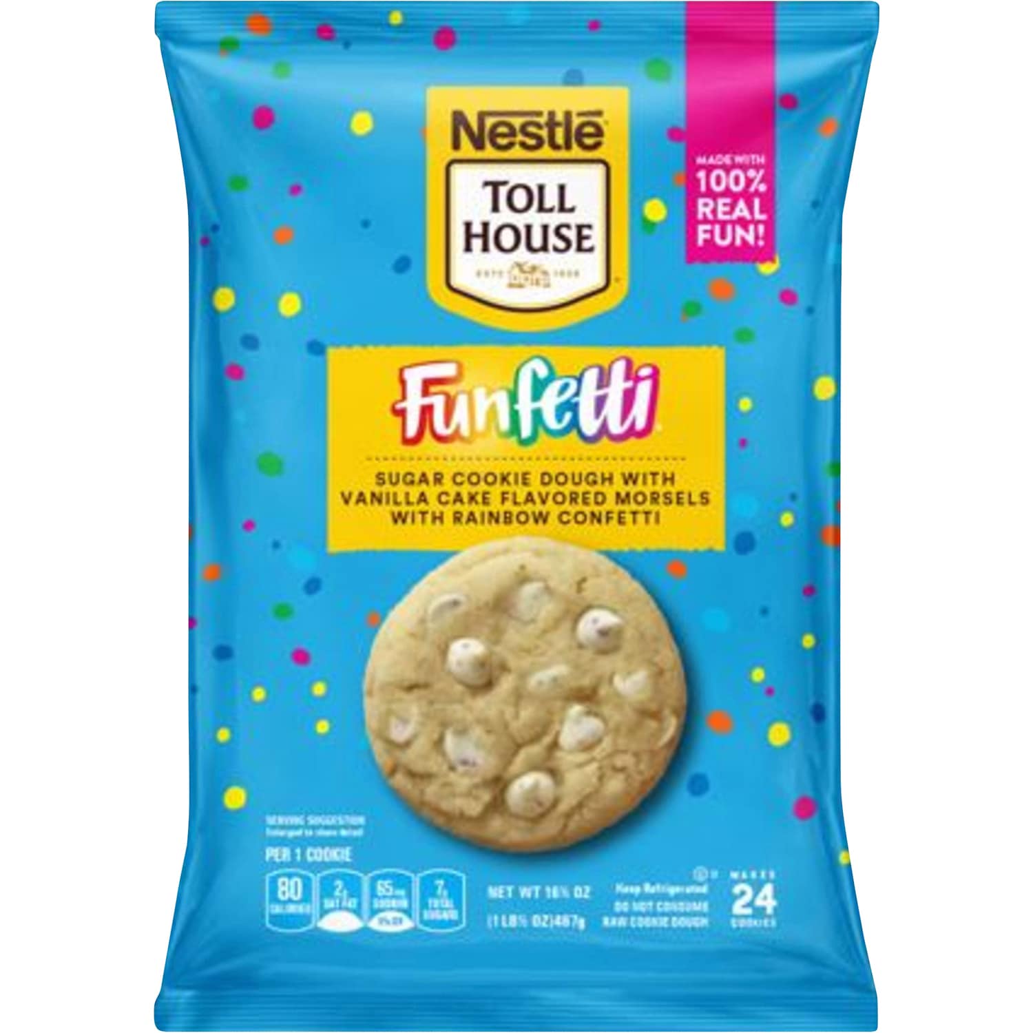 Nestlé Toll House Cookie Dough, Funfetti