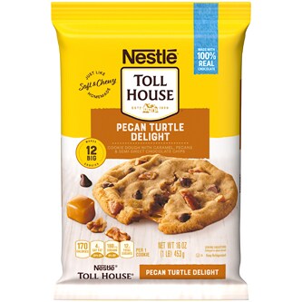 Nestlé Toll House Cookie Dough, Pecan Turtle Delight