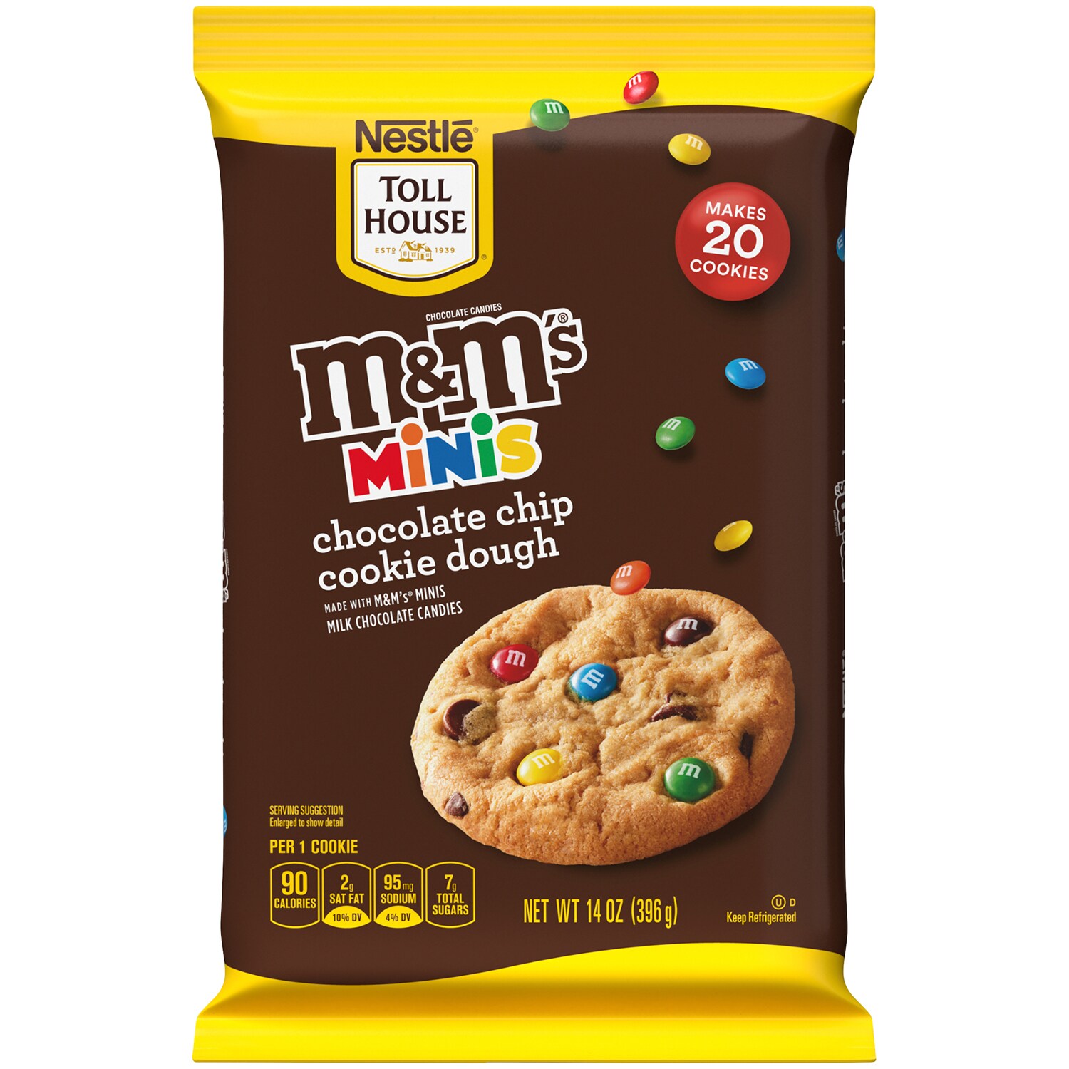 Nestlé Toll House Cookie Dough, M&M's Minis Chocolate Chip