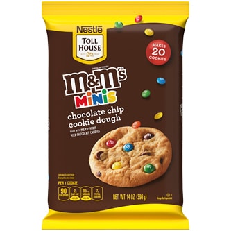 Nestlé Toll House Cookie Dough, M&M's Minis Chocolate Chip