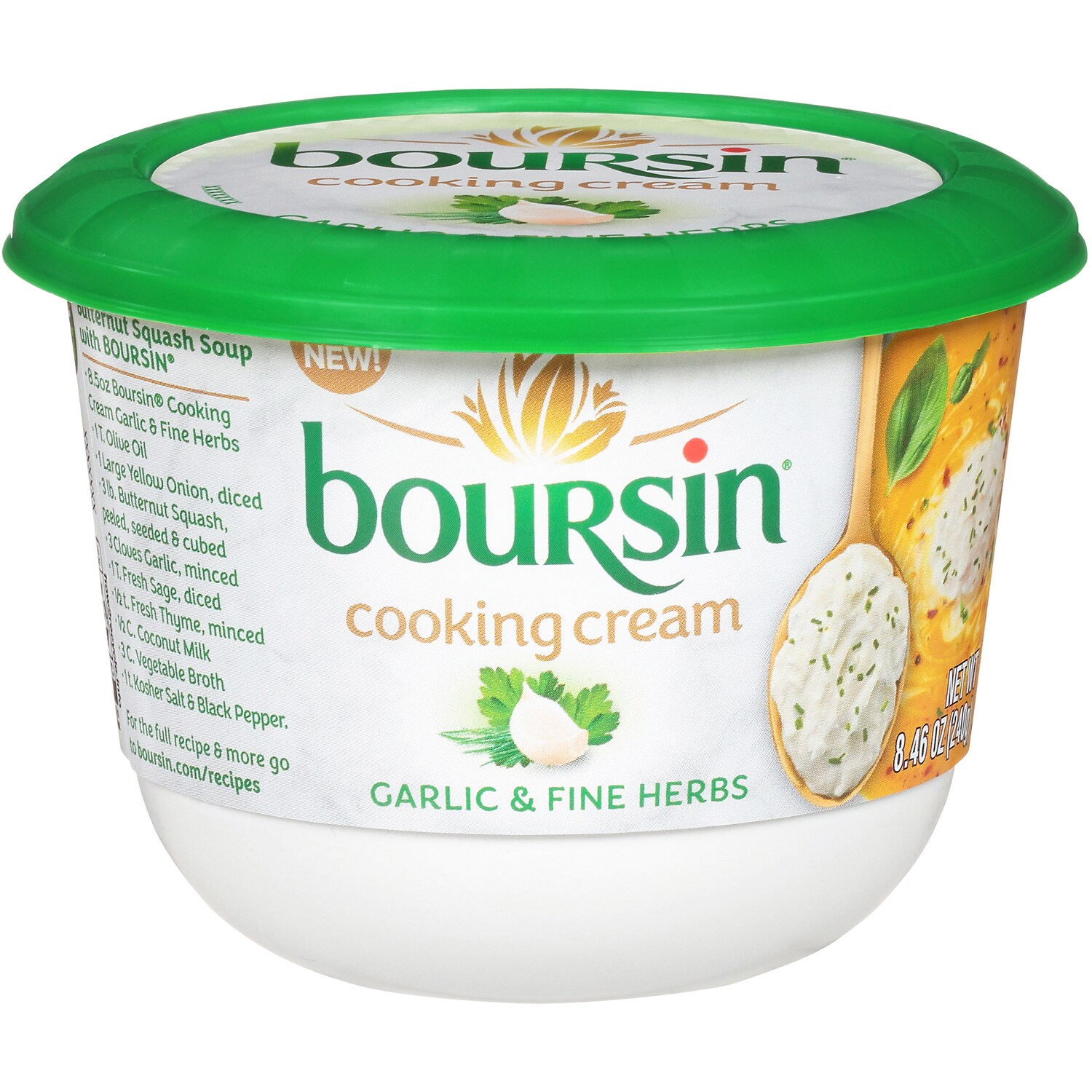 Boursin Cooking Cream, Garlic & Fine Herbs