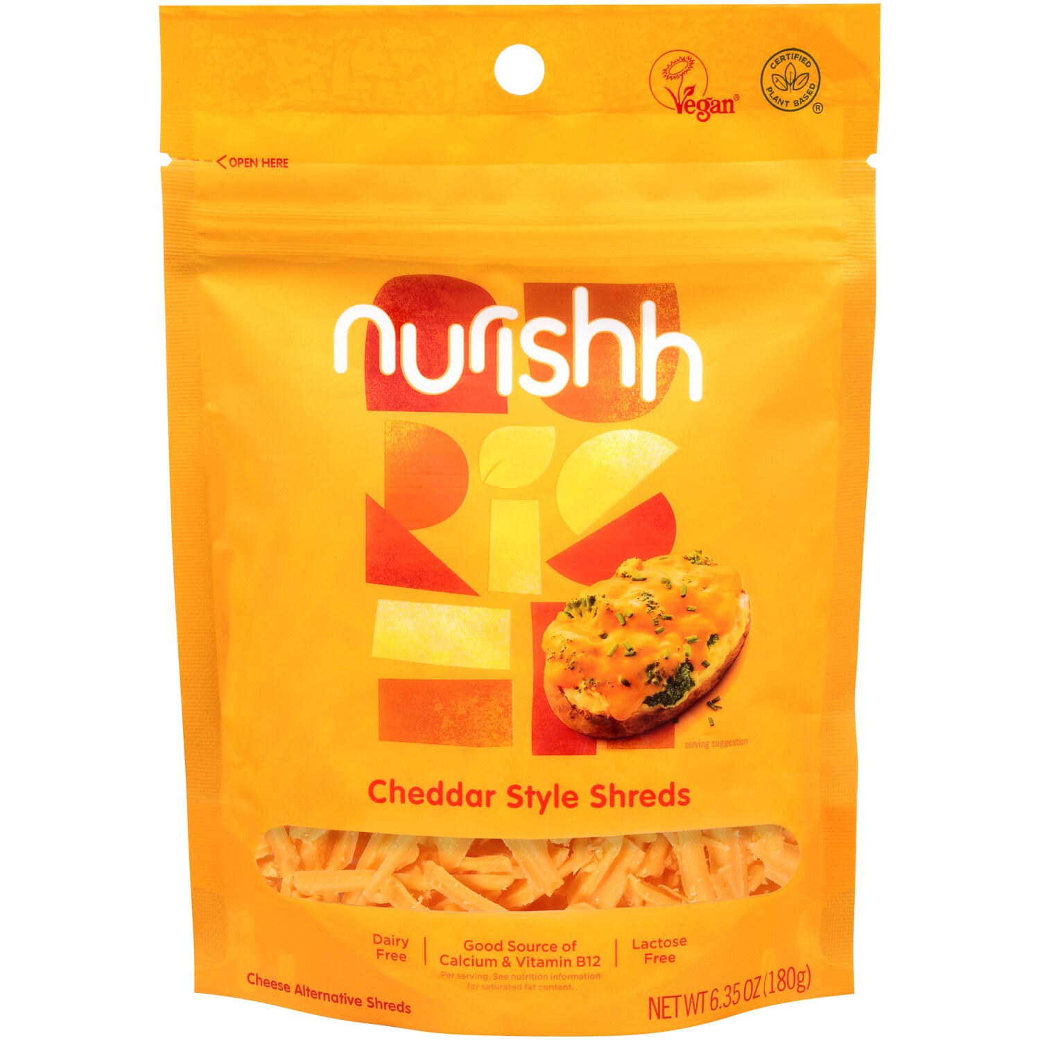 Nurishh Vegan Cheddar Style Shreds