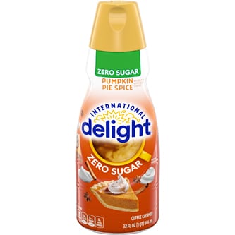 International Delight Zero Sugar Coffee Creamer, Pumpkin Pie Spice
