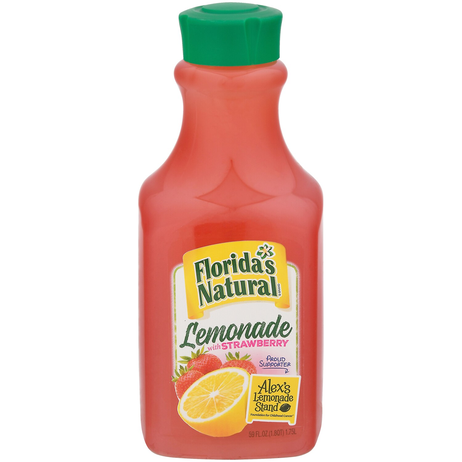 Florida's Natural Lemonade with Strawberry, Plastic Bottle