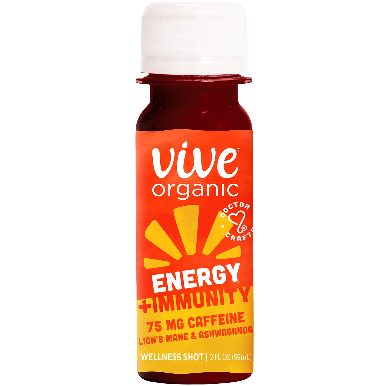 Vive Organic Energy + Immunity, Plastic Bottle