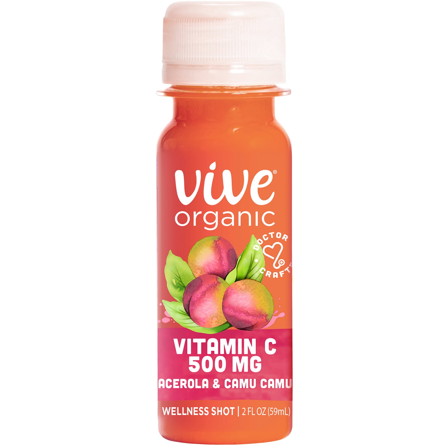 Vive Organic Pure Boost Vitamin C, Acerola & Camu Camu, Plastic Bottle
