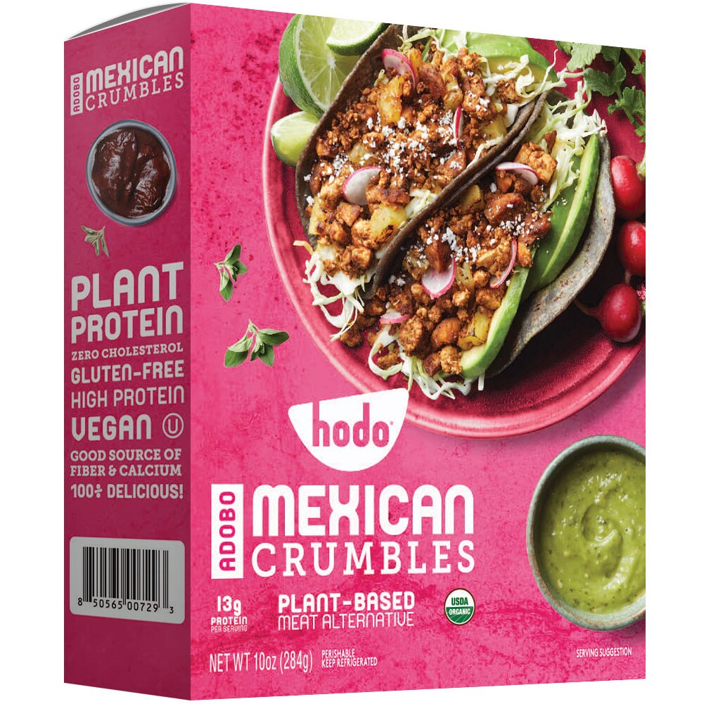 Hodo Foods Plant-Based Crumbles, Adobo Mexican