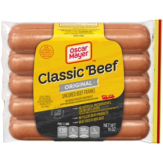 Oscar Mayer Classic Beef Uncured Franks