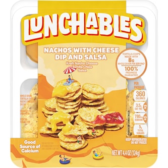 Lunchables Lunch Combinations, Nachos with Cheese Dip & Salsa