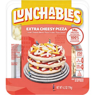 Lunchables Lunch Combinations, Extra Cheesy Pizza