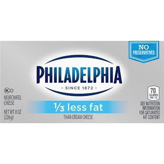 Philadelphia 1/3 Less Fat Cream Cheese