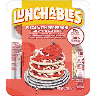 Lunchables Lunch Combinations, Pizza with Pepperoni