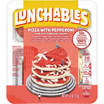 Lunchables Lunch Combinations, Pizza with Pepperoni