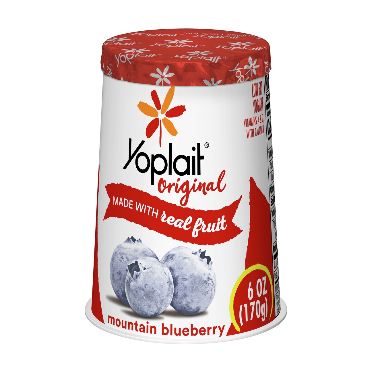 Yoplait Original Low Fat Yogurt, Mountain Blueberry