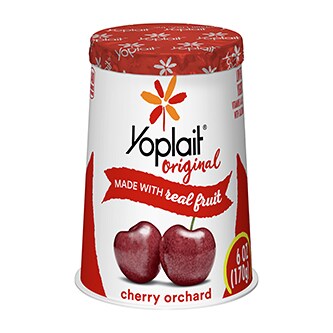 Yoplait Original Low Fat Yogurt, Cherry Orchard